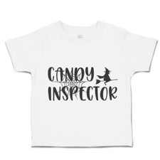 Halloween Toddler T-Shirt Candy Inspector Cotton Nightmare Boy  Girl Clothes