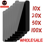 Bulk Privacy Screen Protector Tempered Glass Lot For iPhone 14 13 12 11 Pro Xr 8