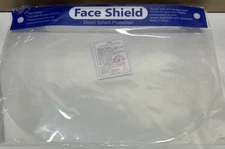 Full Face Shield Safety Clear Guard Protector Mask no Fog Elastic Head Band NEW