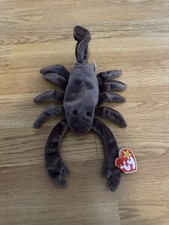 Ty Beanie Babies Stinger The Scorpion Baby Plush Toy with Tags 1997 Excellent