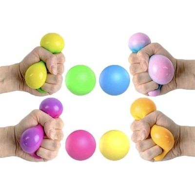 Anti Stress Quetsch Squeeze Ball Zweifarbig Kinder Erwachsenen Spielzeug