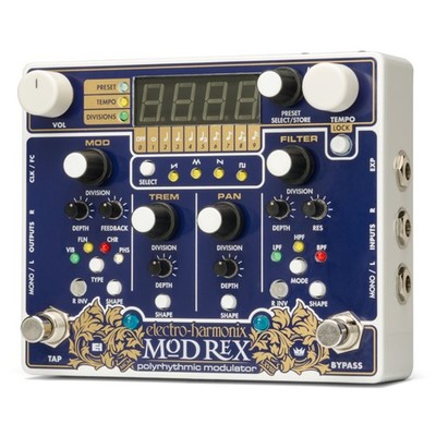 Electro Harmonix Mod Rex Polyrhythmic Modulator - Modulations Effektgerät für