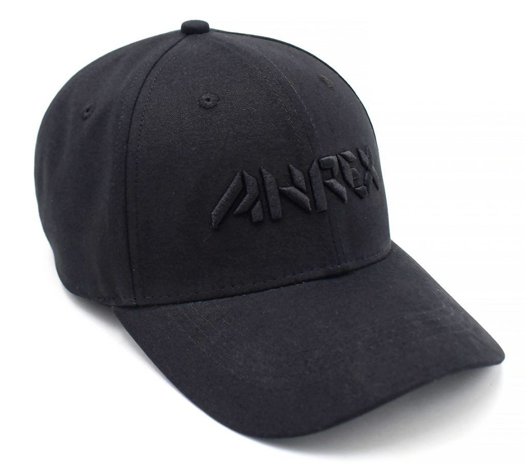 Casquette Ahrex Bold Script haut de gamme avec broderie relief en coton sergé