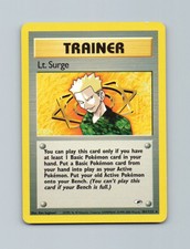 Lt. Surge 101/132 Rare Gym Heroes Pokemon Unlimited Lightly Played on eBay