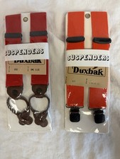 NIP Duxbak suspenders one size red or blaze orange