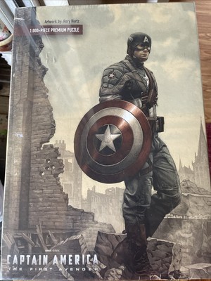 Marvel Comics Mondo Captain America 1st Avenger 1000pc Premium Puzzle New Sealed