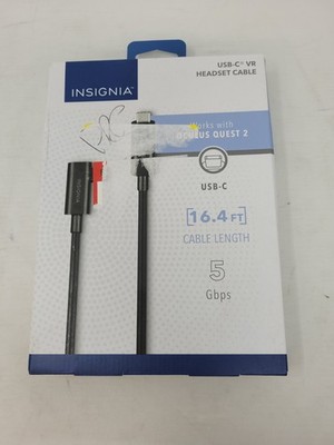 Insignia- 16.4' USB-C Virtual Reality Headset Cable for Oculus Quest 2  - In Box