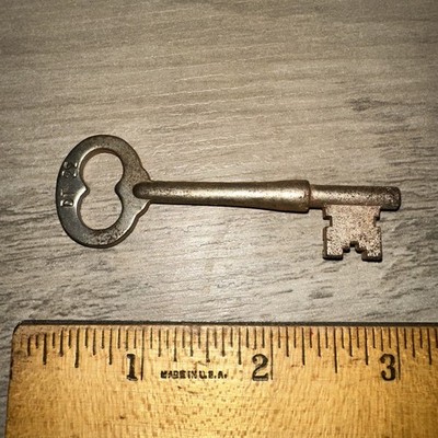 Antique Corbin Skeleton Key #DT22 Solid Barrel Key Original Key #6