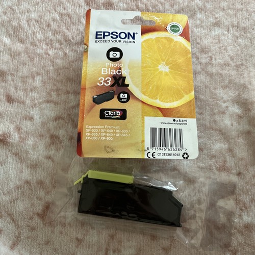 2 x EPSON 33XL Photo Black ink Cartridge C13T33614012 (dated 02 2020) - Picture 5 of 6