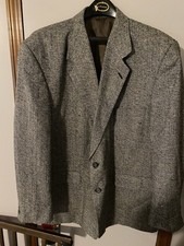 Vintage Bert Pulitzer Mark 50R 100 Silk knit Mens Blazer Sport Jacket Suit Coat