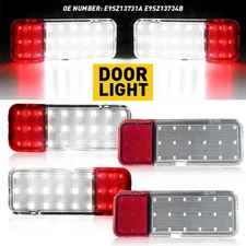 4PCS Left+Right LED Courtesy Door Lights For 1997-02 Ford Expedition Red/White