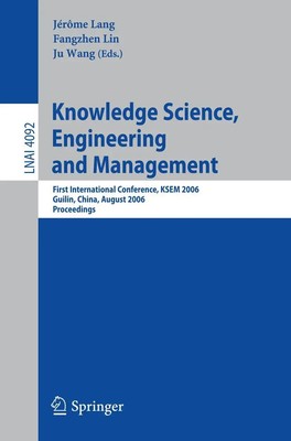 Knowledge Science, Engineering and Management Jérôme Lang (u. a.) Taschenbuch