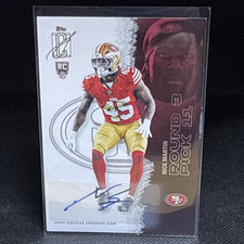 Topps 2023 Composite Nick Martin Rookie Auto San Francisco 49ers #215 NFL Card. rookie card picture