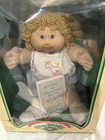 Cabbage Patch Kids Vintage 1985 16in Big B.B.s Blonde Curly Blue Eyes Papers