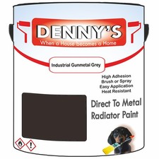 Dennys High Temp Radiators Paint - Industrial Gunmetal Grey