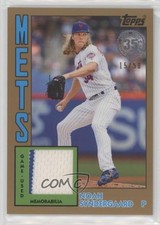 2019 Topps 1984 Topps Baseball Relics Gold 15/50 Noah Syndergaard #84R-NS 00hi