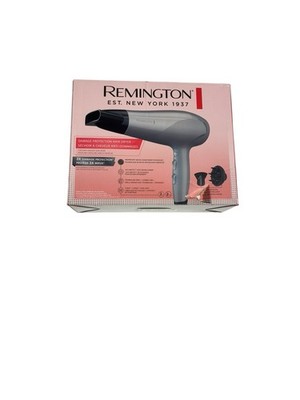 Remington Damage Protection Hair Dryer with Concentrator & Diffuser New Open Box