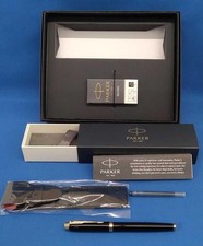 Parker Fountain Pen Set with Accessories Owner Name Engraved Japan Vintage