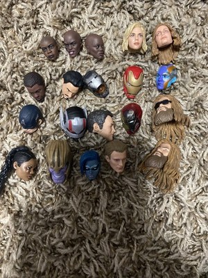 Marvel Legends Mcu Head Lot of 20 1/12 Custom Fodder | eBay