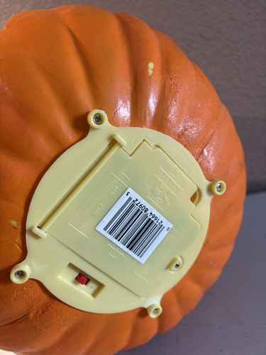 Vintage 13" Scarewear Halloween 2-seitig Kürbis Jack O Laterne Schaumstoff Blasform - Bild 8 von 8