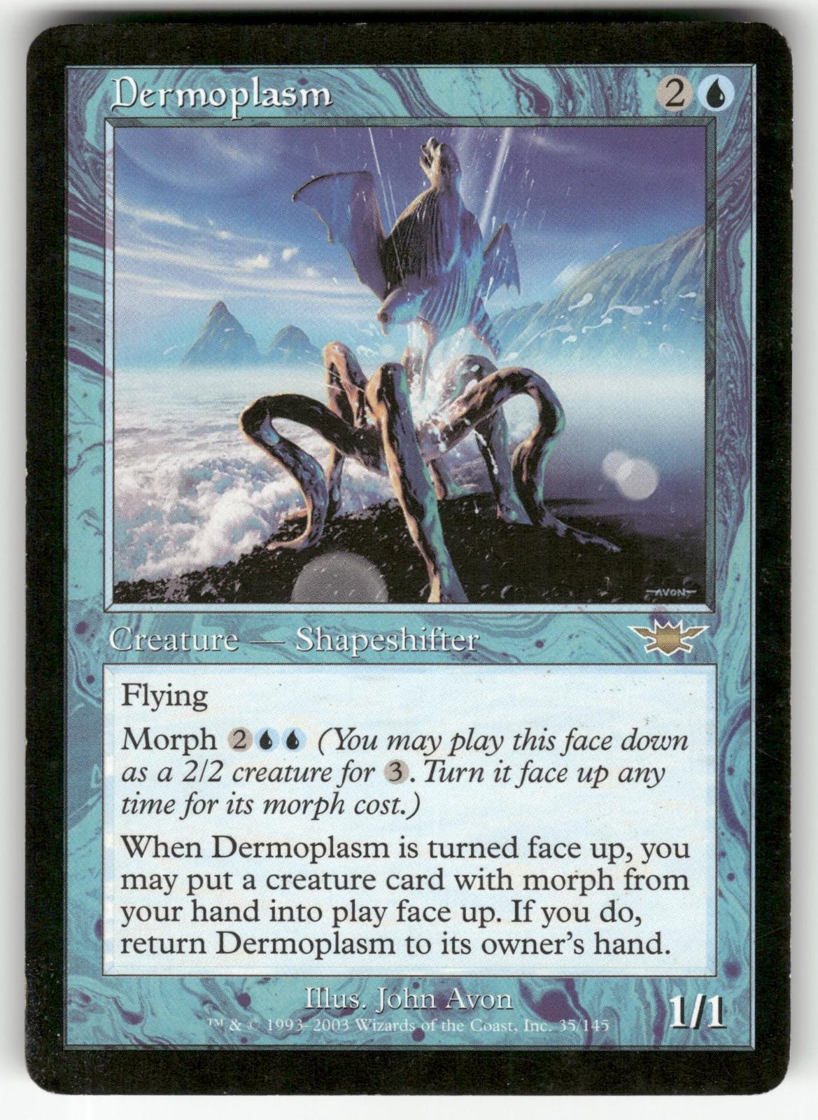 Dermoplasm 35 Rare Legions Magic: The Gathering Lightly Played