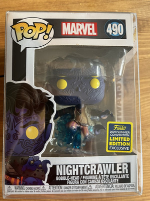 Marvel: Nightcrawler (2020 Summer Convention) #490 Funko Pop! + Protector