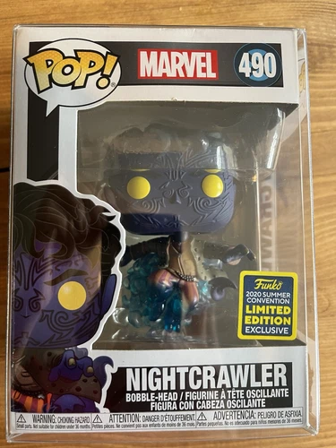 Marvel: Nightcrawler (Convención de Verano 2020) #490 Funko Pop! + Protector