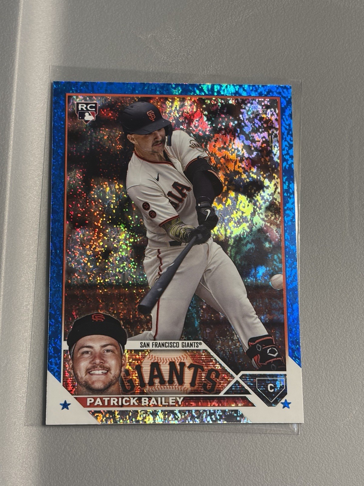 2023 Topps Update Series - Patrick Bailey #US8 Blue Foil /999 (RC)