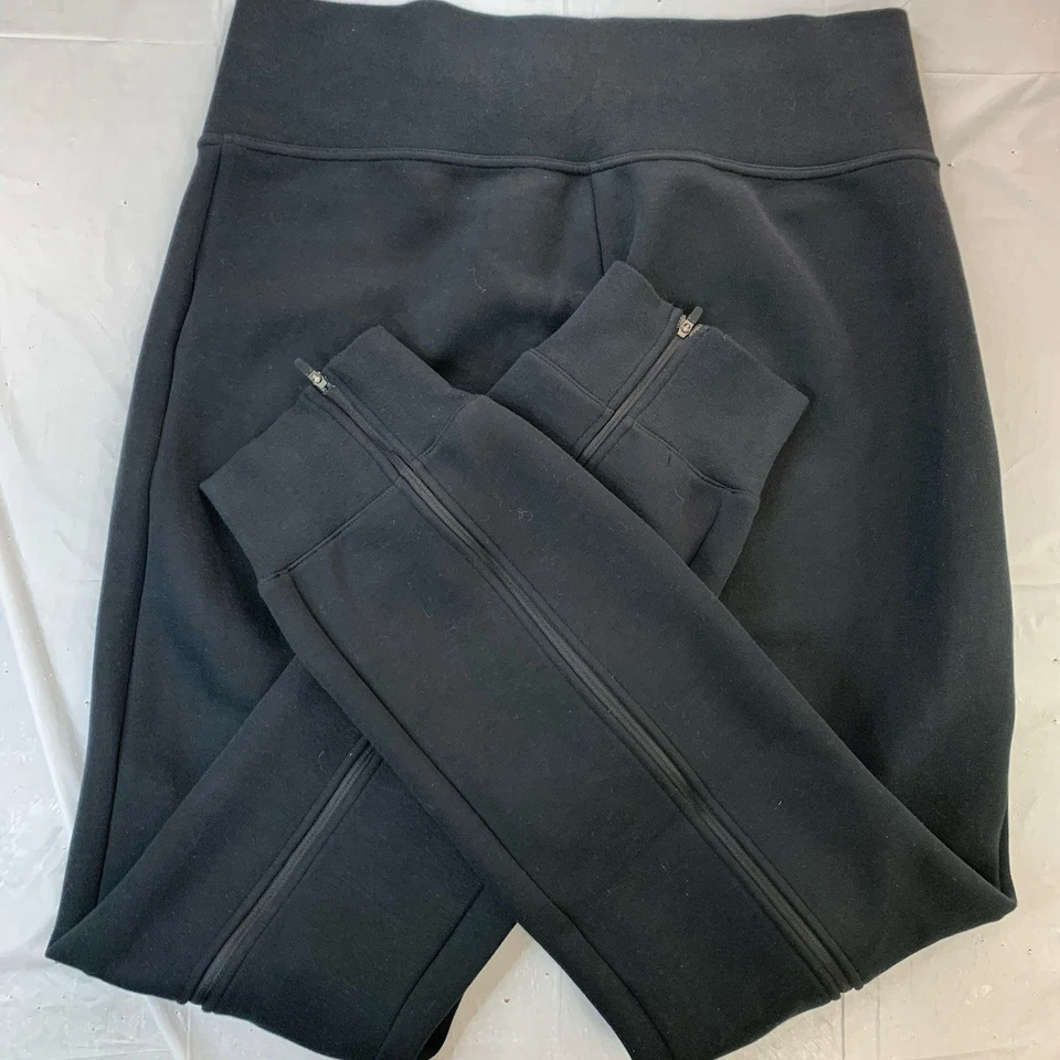 Pantalones para mujer Nike Tech polar cintura alta ajustados con cremallera FN7129-013 XL Active Foto 3 de 4