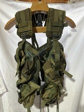US Army Woodland Camo LBV Tactical Load-Bearing Vest Enhanced
