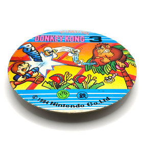 Donkey Kong 3 1984 Nintendo Vintage Japanese Round Menko Card Famicom Arcade