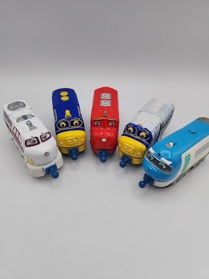 Chuggington Die-Cast Toy Train Lot 5 Wilson Brewster Koko Winter Frosty Racing