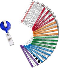 Intensive Care Nurse Essentials RN Badge Buddy Reference Cards Critical Care