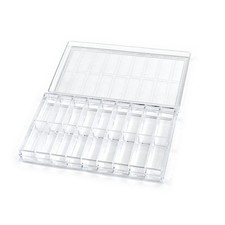 11*6.5*1.5cm 18 Grids Transparent Plastic wat...