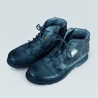 bugatti Herren Boots / Modell Scarus   Dark Grey   Größe 43   Leder