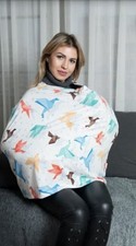 Gufix Infant Car Seat Cover, The Stretchy Nursing Scarf, Canopy, High Chair