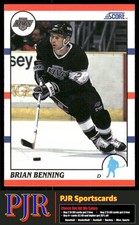 Brian Benning 1990-91 Score American #306 Los Angeles Kings