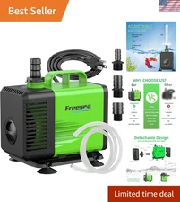 Powerful Fountain Pump with 6.6ft Tubing - 150W
