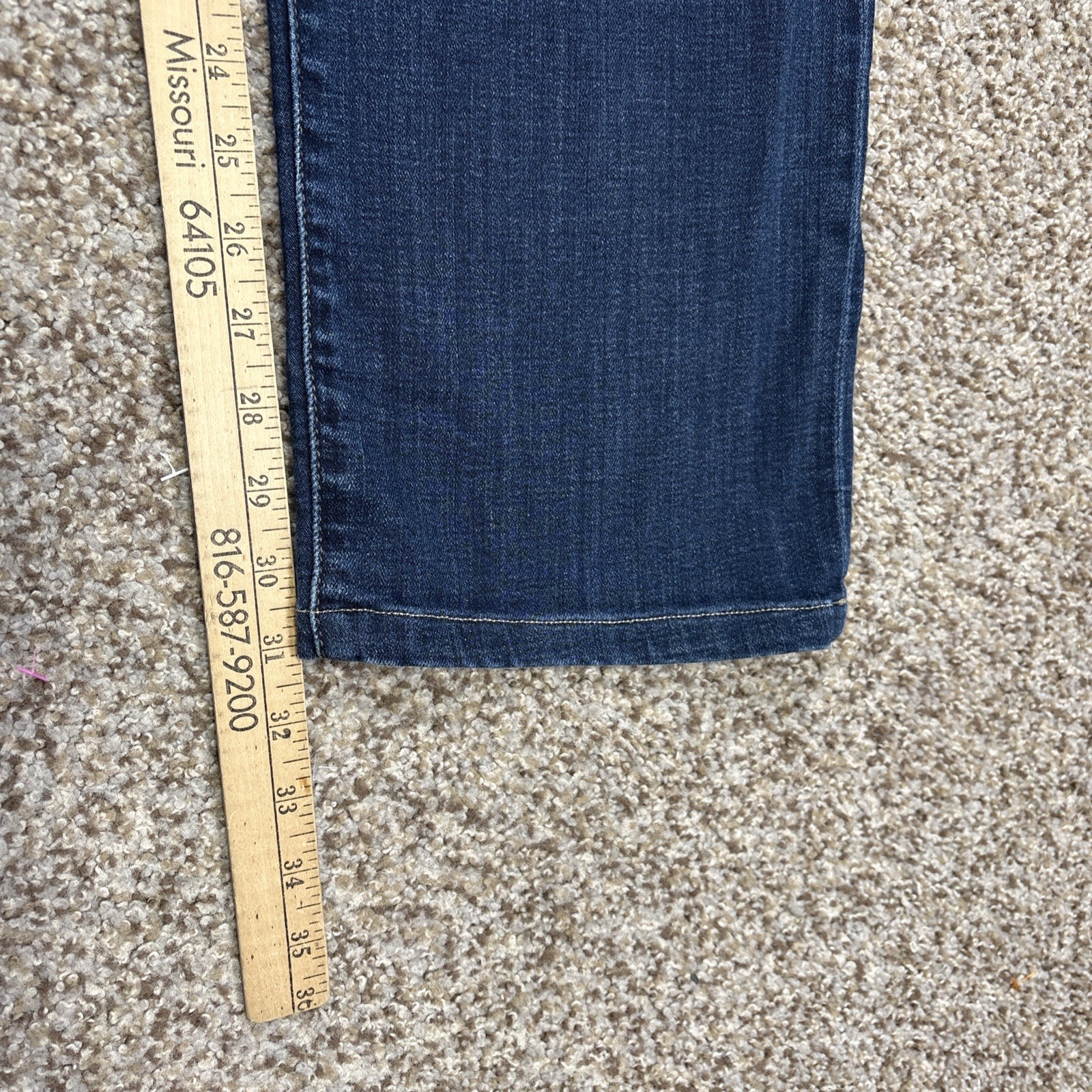 Joes Jeans Mens 40 Fits 36x31 Blue Dark Wash Denim Stretch - View 10