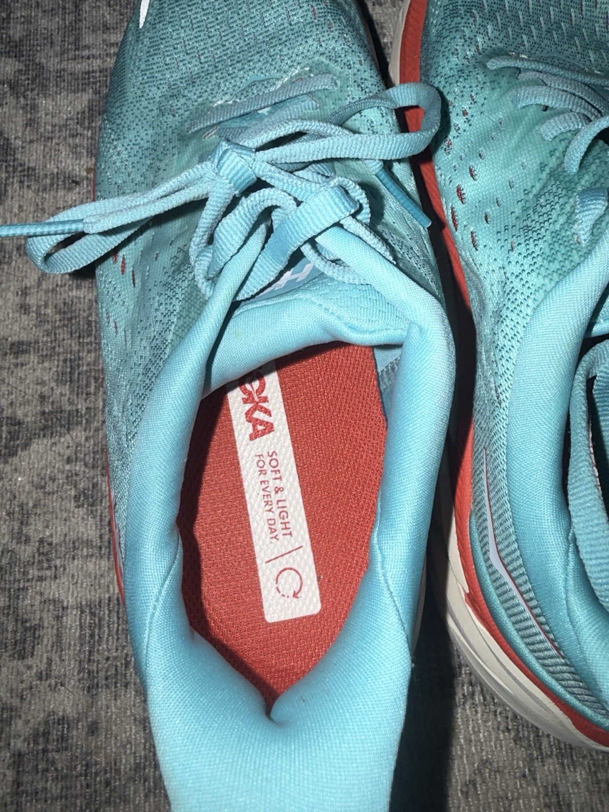 Hoka One One Womens Clifton 8 1119394 AEBL Blue Running Shoes Sneakers Size 7 thumbnail 4