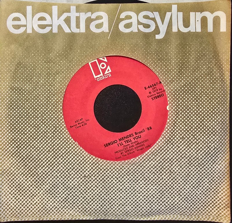 Sergio Mendes & Brasil '88 - I'll Tell You Elektra Soul funk 45
