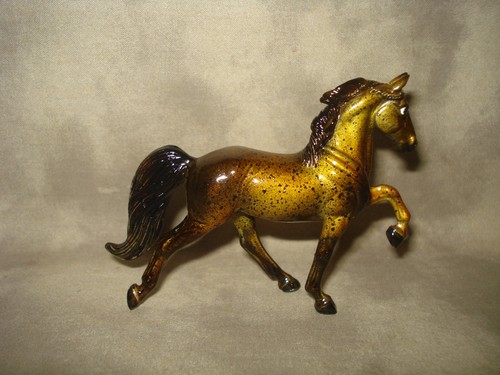 Breyer CM Glossy Decorator Buckskin Leopard Appaloosa Walking Horse Stablemate