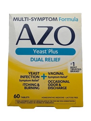 Azo Hefe Plus Vaginalhefe-Infektion & andere 60 Tabletten Original Homöopathikum
