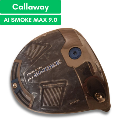 Callaway Ai SMOKE MAX 9* Driver Head Only Right Hand USED D3843