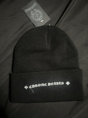 帽子 CHROME HEARTS horse hoe beanie black Chrome Hearts Horseshoe Beanie Black - Brand New | eBay