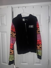 RARE Mint Victoria s Secret Sequin Hoodie Size Large