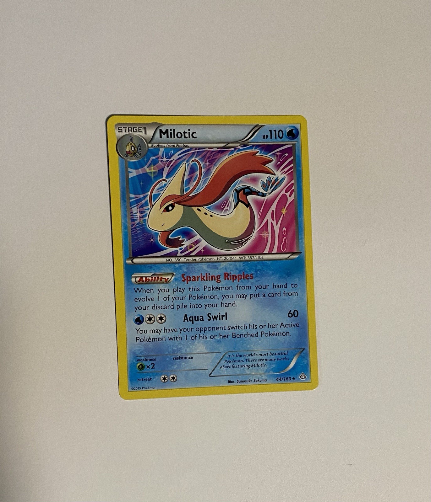 Milotic - (XY Primal Clash) 044/160 Deck Exclusives Regular