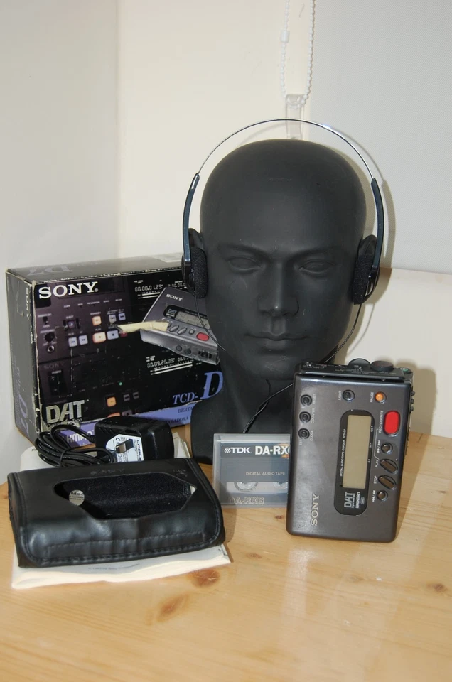 REFURBISHED Sony TCD-D7 Portable DAT Recorder Walkman Serviced with Power Supply