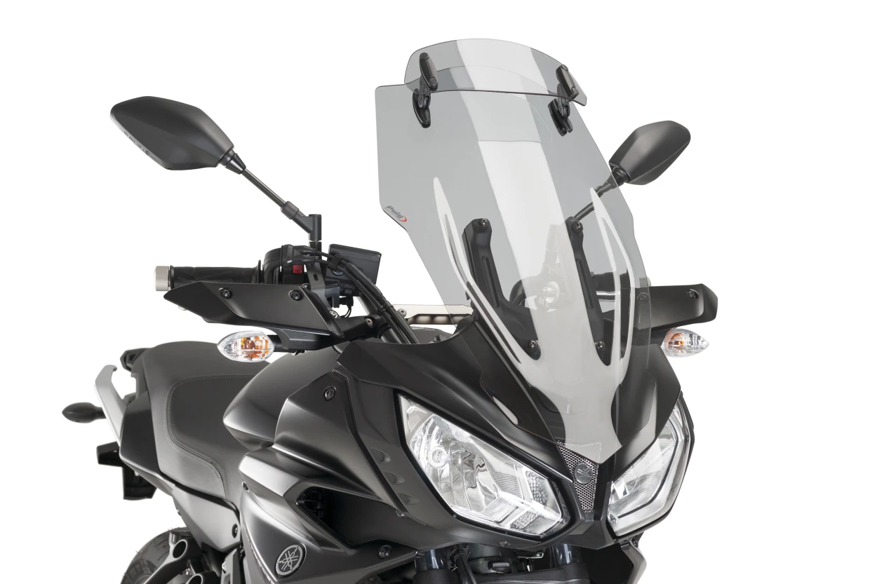 Puig Touring Screen Windshield & Visor Light Smoke Yamaha Tracer 700 2016 - 2019