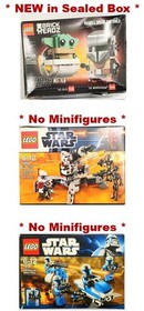 LEGO Star Wars 3-Pk! 7914 + 9488 w/Boxes & Instr's (NO MINIFIGS) + 75317 (NISB)
